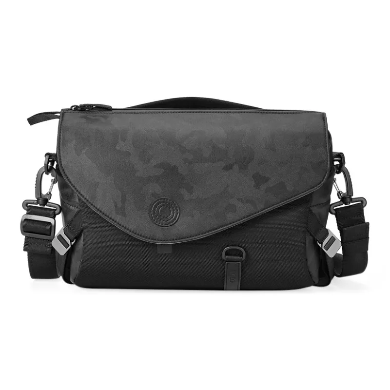 POLO Fabric Shoulder Bag Medium Size Men's Camouflage Black-1