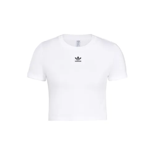 Adidas Originals Spice Girls Series Crop Tops Women's White