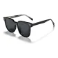 Frosted Frame with Gray Lens