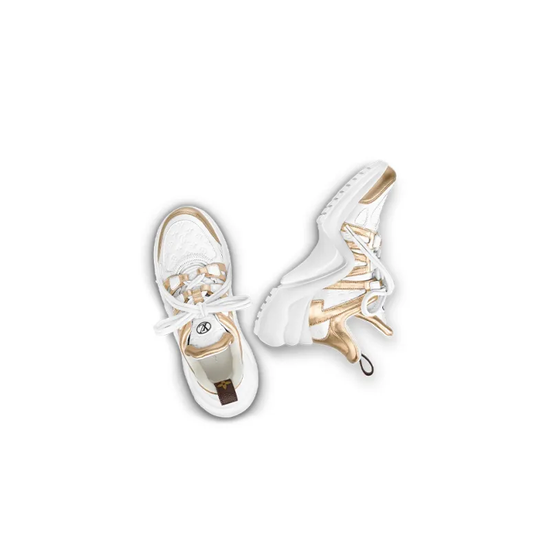 LOUIS VUITTON Archlight 1.0 Sneakers 'White Gold' Women's-3
