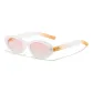 White Frame with Progressive Pink Lens