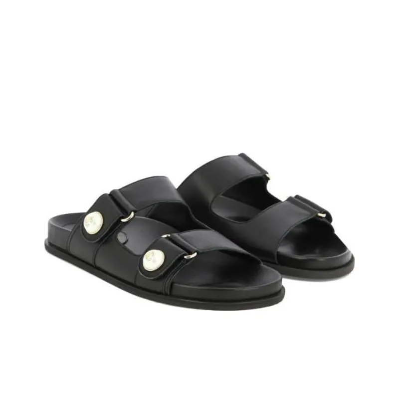 Jimmy Choo Fayence Embellished Leather Slides-2