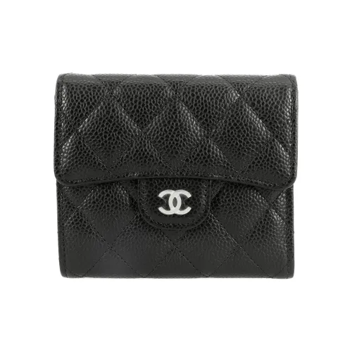 CHANEL Classic Small Flap Wallet Black AP0231