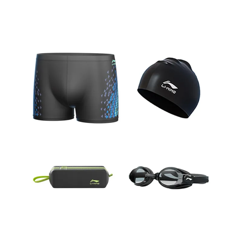 LiNing Sports Fashion Collection Swimming Sets Elastane, Polyester Hot Spring Men's L XL XXL XXXL 4XL 5XL-0