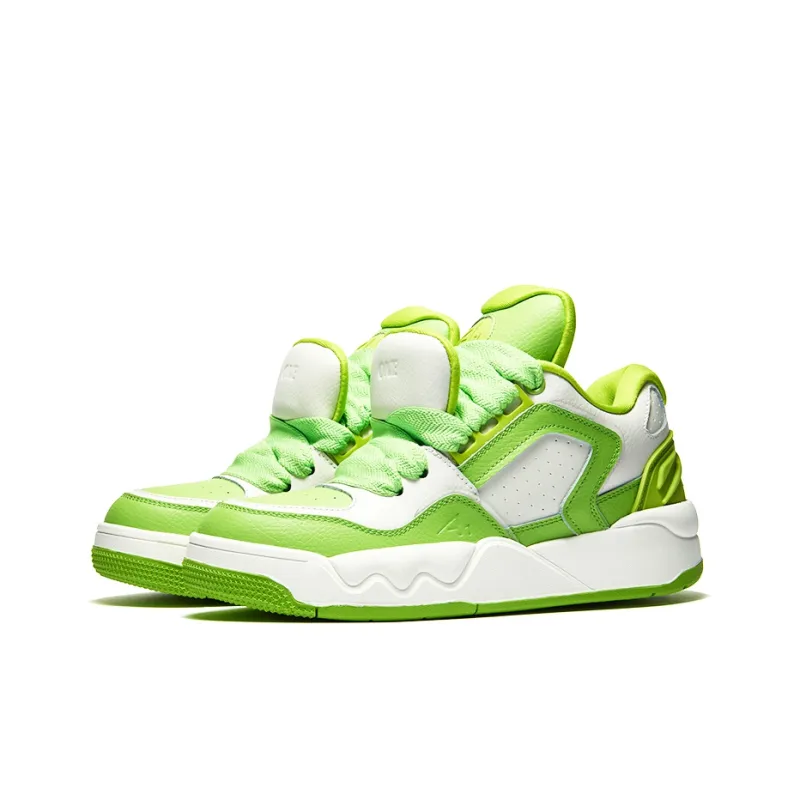 A1 Double Tongue Puffy Shoes Height Increasing Wear-Resistant Skateboard Shoes Unisex-38
