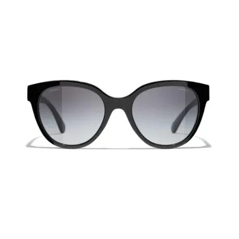 CHANEL Sunglasses Women's Black