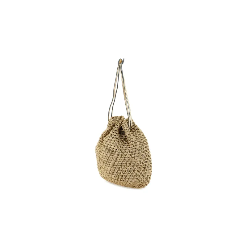 Anya Hindmarch Raffia Clutches Handbags Women's Light Apricot-2