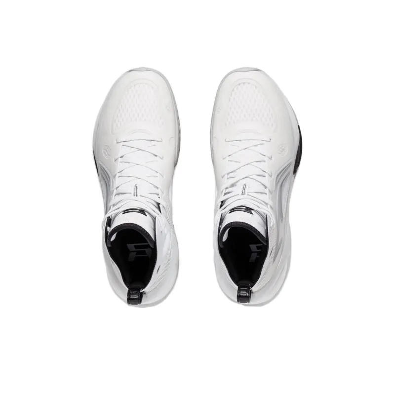 LiNing YuShuai 17 Abrasion Resistant High Top Basketball Shoes Men's Black White-1