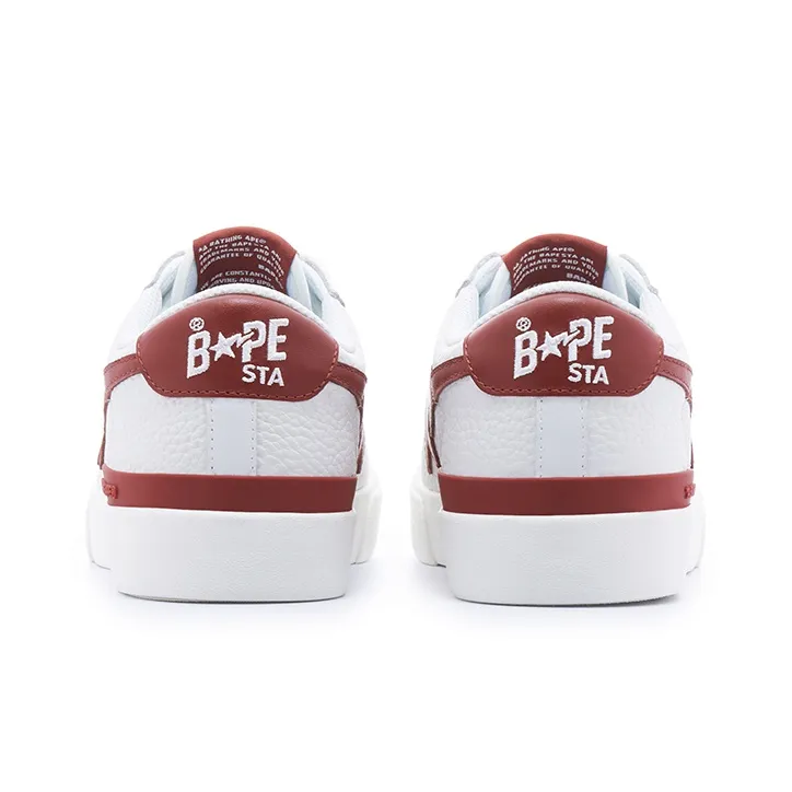 BAPE A BATHING APE Mad Sta White Red-2