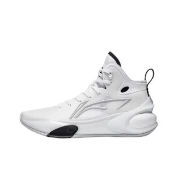 LiNing YuShuai 17 Abrasion Resistant High Top Basketball Shoes Men's Black White