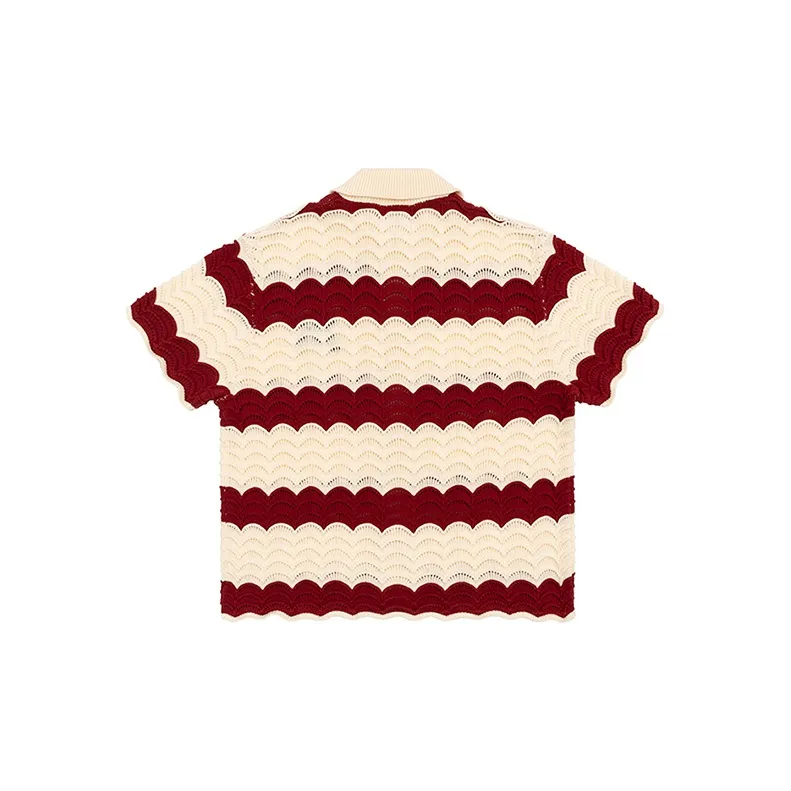 EMPTY REFERENCE Shirts Unisex Beige Red-1