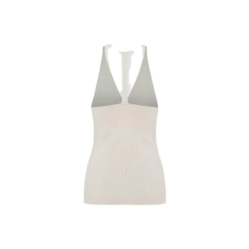 TOTEME V Neck Straight Hem Knitted Top-1