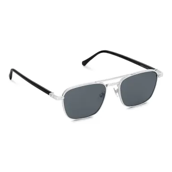 LOUIS VUITTON Alloy Aviator Sunglasses Men's Silver