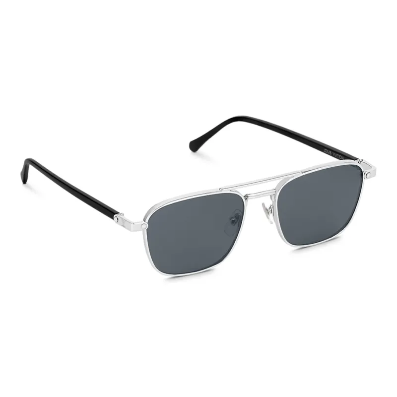 LOUIS VUITTON Z2021U Lv Signature Metal Square Sunglasses-0