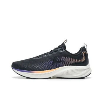 XTEP Cushioning Breathable Lightweight Low Top Running Shoes Men's Black