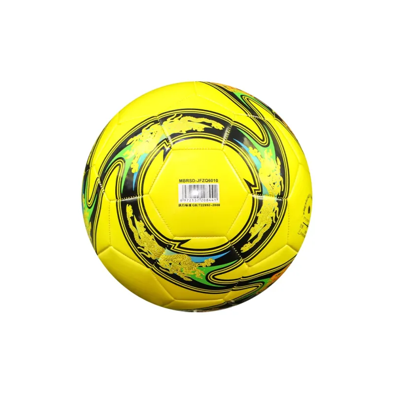 SIRDAR Size 5 Soccer PVC Machine Stitched Soccer Ball Unisex Yellow-2