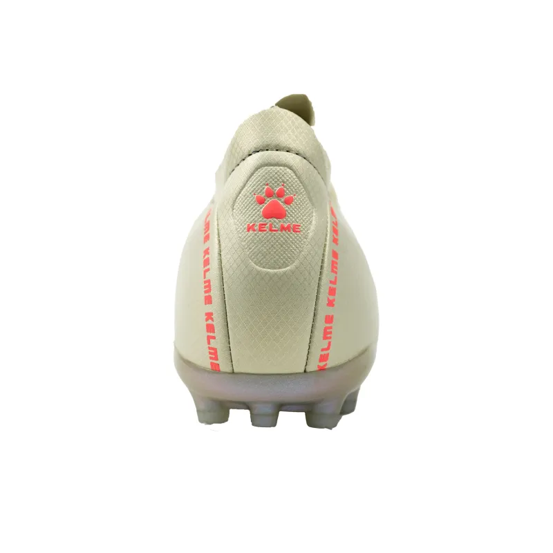 KELME MG Rubber Short Studs Slip Resistant, Abrasion Resistant, Breathable Soccer Shoes Men's White-2