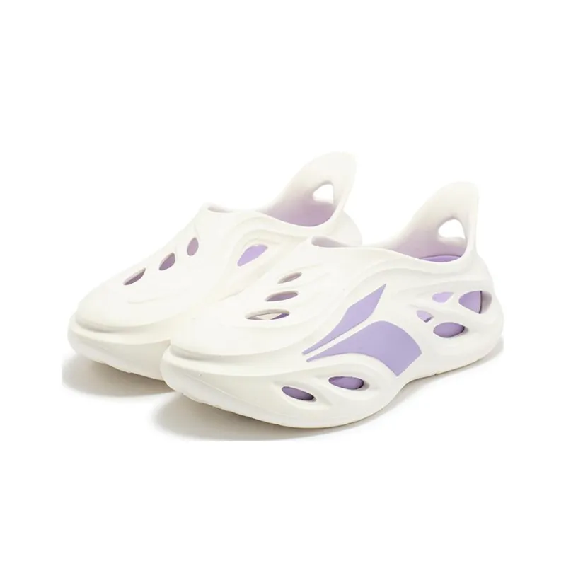 361° Yuyu Whale Sports Sandals Men's Beige Purple-2