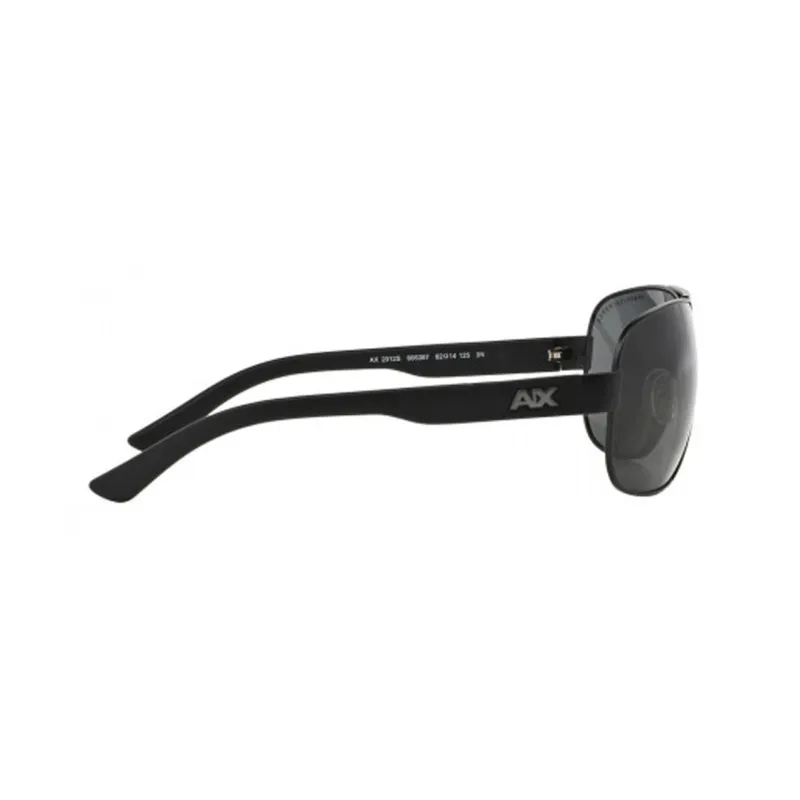 ARMANI EXCHANGEAE Metal Injection Molded Aviator Sunglasses Men's Black-4