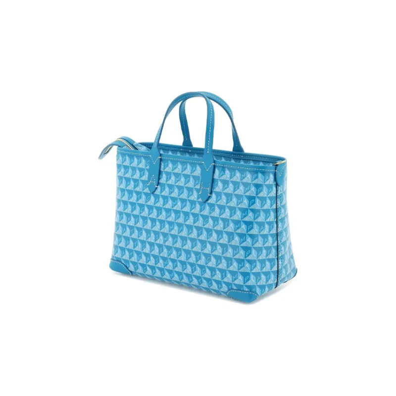 Anya Hindmarch Leather Shoulder Bag Crossbody Bag Handbag Women's Light Blue-2