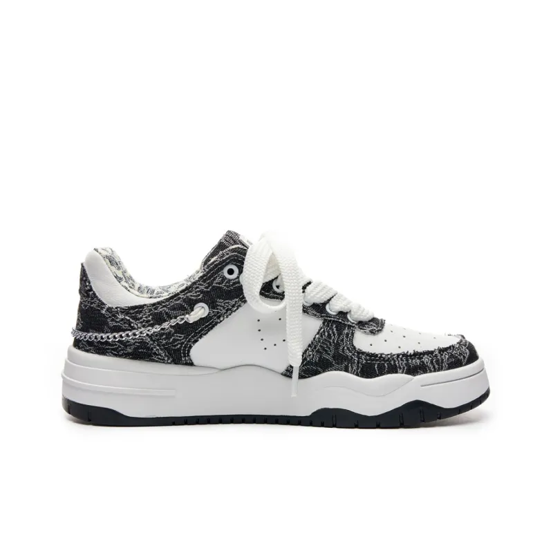 LAZY BONS Height Increasing Abrasion Resistant Lightweight Breathable Slip Resistant Low Top Skateboard Shoes Unisex-9
