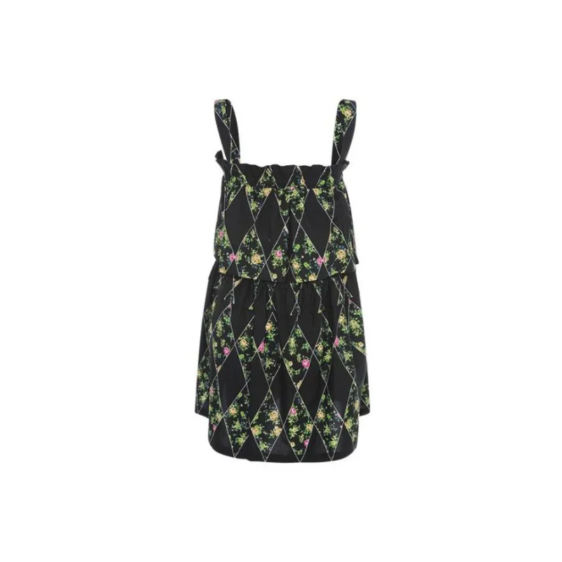 MSGM Slip Dresses Women's Black-1