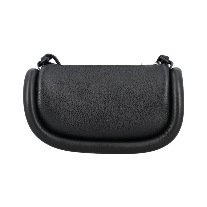 JW Anderson Calfskin Shoulder Bag, Crossbody Bag Women's Black-3