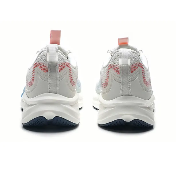 XTEP Cushioning Lightweight Low Top Running Shoes Men's White Blue-4
