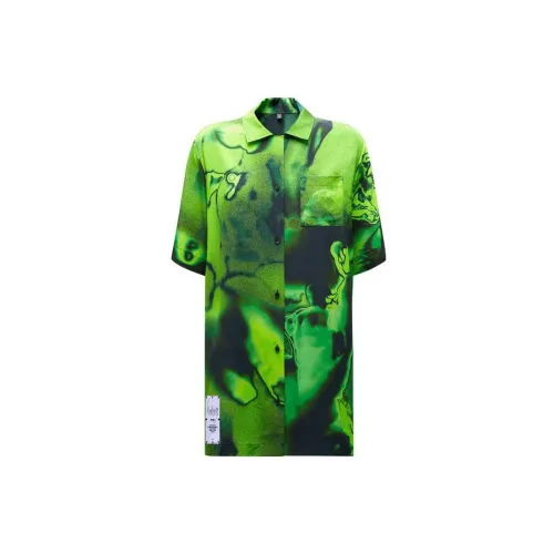 McQ Alexander McQueen Shirts Men Green