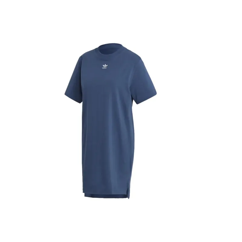 Adidas Originals Short Sleeved Dresses Women's Dark Blue-1