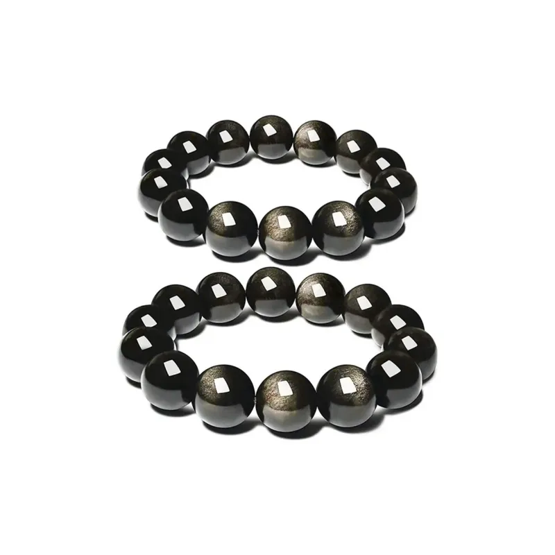 MISS TOOYA Obsidian Bracelets Unisex-0