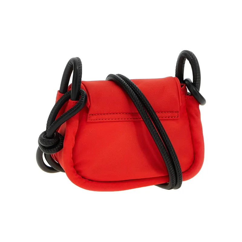 GANNI Technical Fabric Shoulder Bag Crossbody Bag Mini Women's Red-1