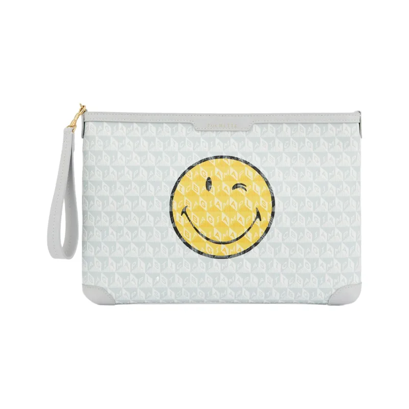 Anya Hindmarch I Am A Plastic Bag Wink Pochette Bag-0