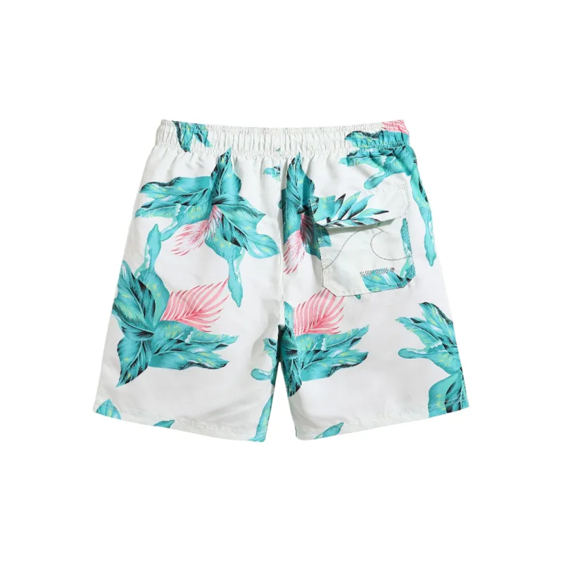 GAILANG Beach Shorts Unisex White-1