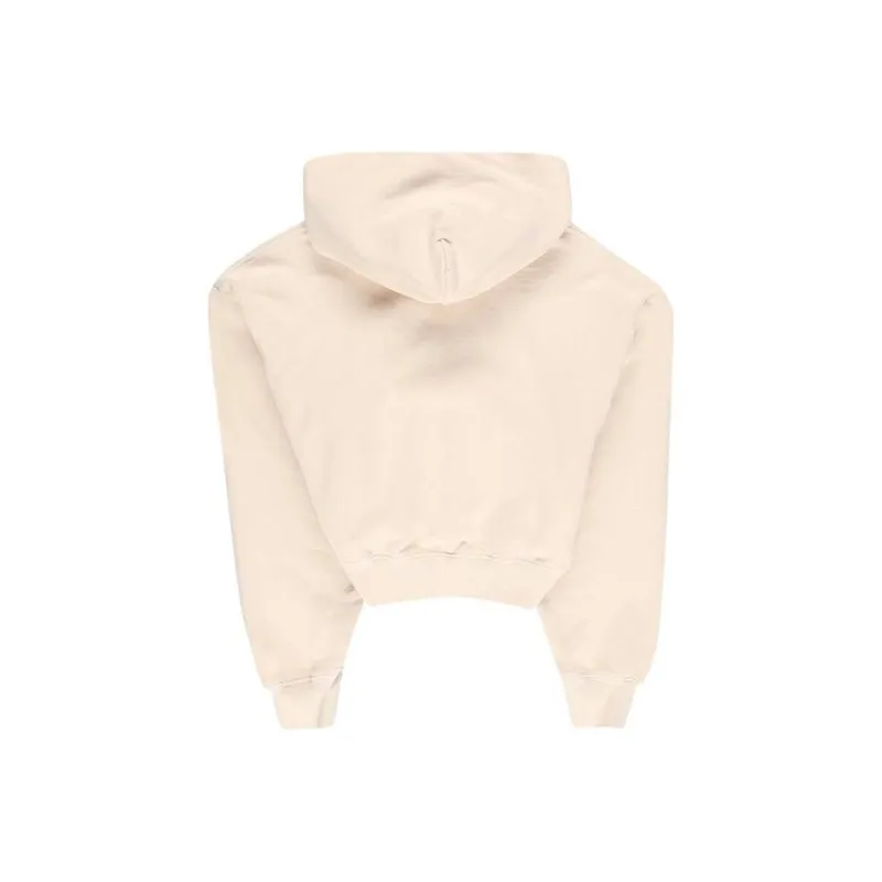 SPORTY & RICH Logo print Cotton Hoodie-1