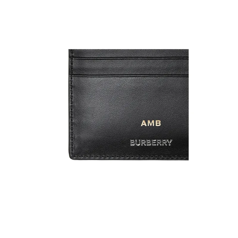 Burberry Polyurethane Wallet Men's Archive Beige-4