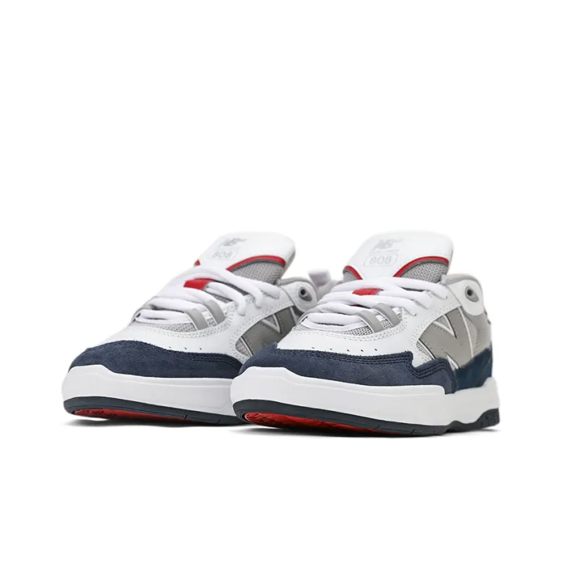 New Balance Numeric 808 Tiago Lemos White Grey Navy Red-2