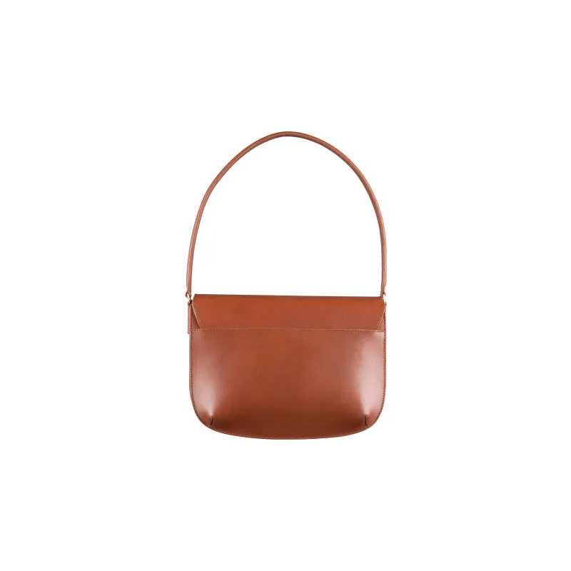 A.P.C Smooth Cow Leather Handbag, Shoulder Bag Women's Brown-2