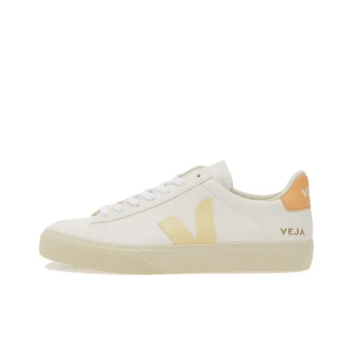 VEJA Campo Chromefree Leather White Sun Peach