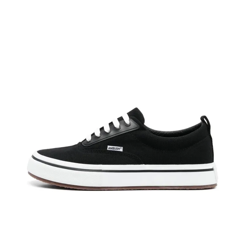 AMBUSH Low Top Stylish Skateboarding Shoes Men's Black-0