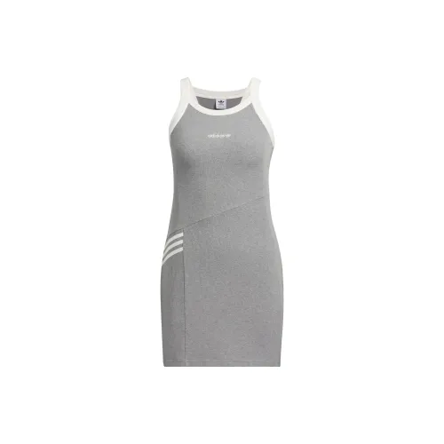 Adidas Originals Spice Girls Group Series Sleeveless Dresses Women's Basic Heather Gray