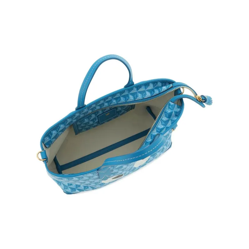 Anya Hindmarch Leather Shoulder Bag Crossbody Bag Handbag Women's Light Blue-3