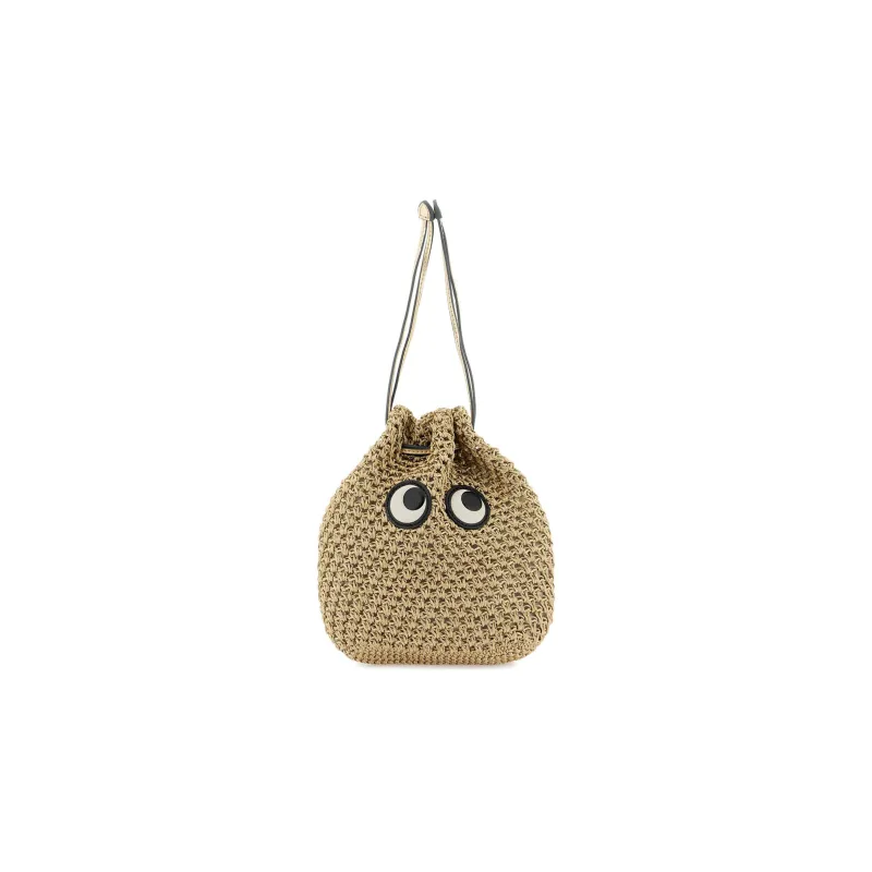 Anya Hindmarch Raffia Clutches Handbags Women's Light Apricot-0