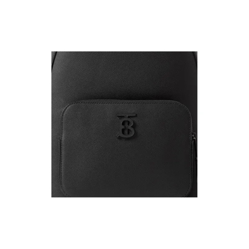 Burberry Calfskin Backpack Men's Black-4