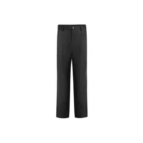 URBAN REVIVO Suit Trousers Men Jet Black