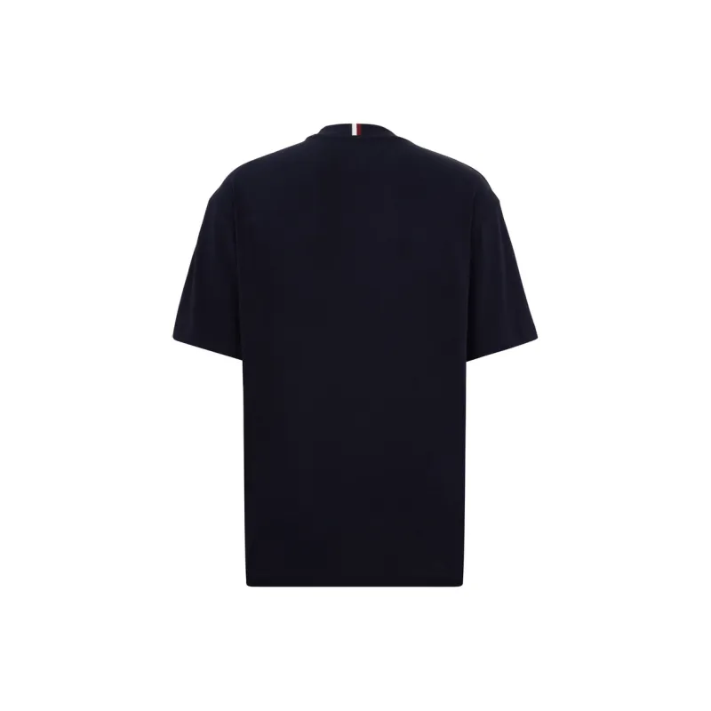 Tommy Hilfiger T Shirts Men Navy Blue DW5-1