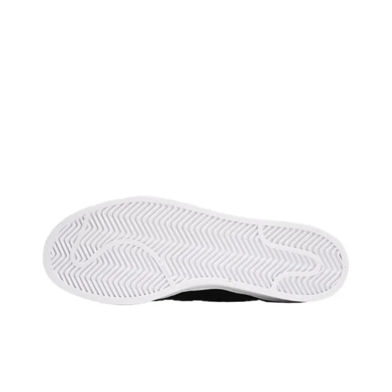 Adidas Originals Campus Anti Slip Wear Resistant Low Top Skateboard Shoes Unisex Black White-4