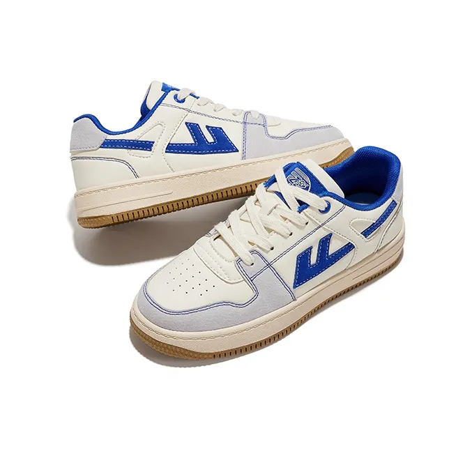 Feiyue Anti-Slip Wear-Resistant Low-Top Skateboard Shoes Unisex Beige Gray Royal Blue-2