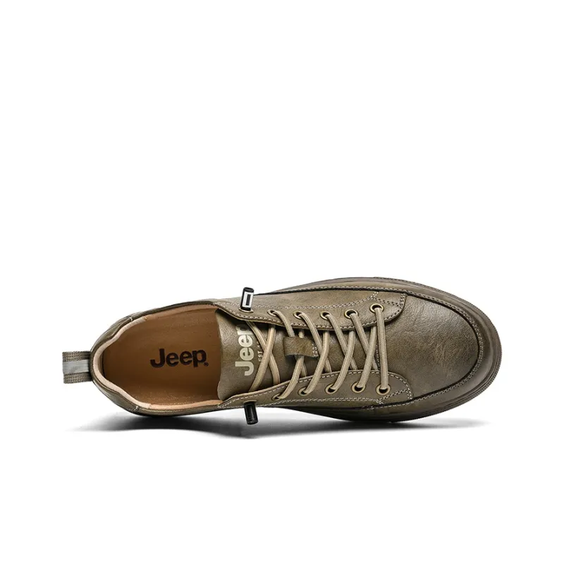 Jeep Luxury Wrangler Collection Cushioning Abrasion Resistant Lightweight Slip Resistant Low Top Skateboard Shoes Men's-2