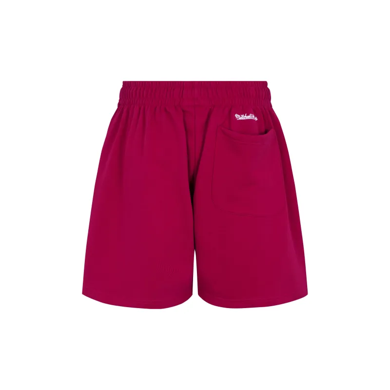 Mitchell Ness Casual Shorts Unisex Red-1